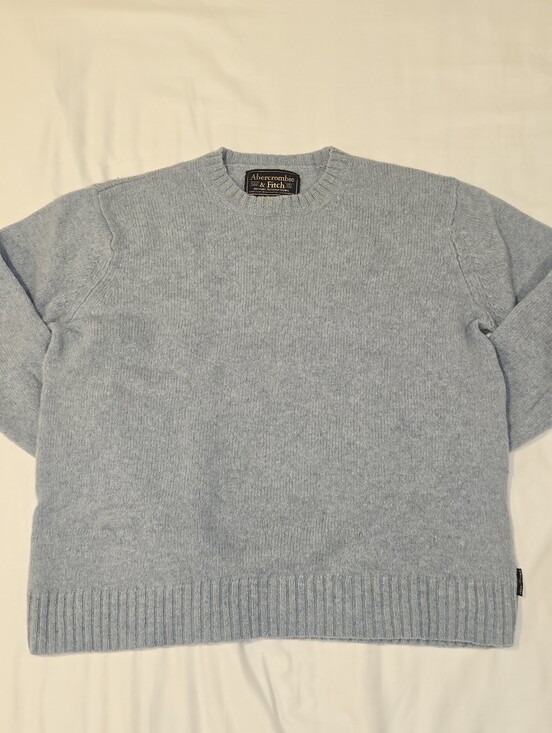 Abercrombie & Fitch Other - Abercrombie & Fitch Men's Light Blue Crewneck Sweater